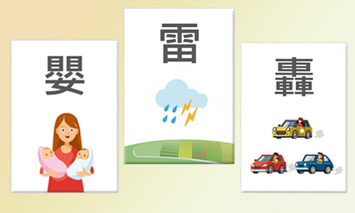 用圖像教導字的結構